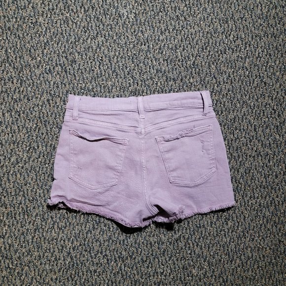 Pistola Winston High-Rise Fray Hem Cut Off Shorts Size 28 - Picture 9 of 13